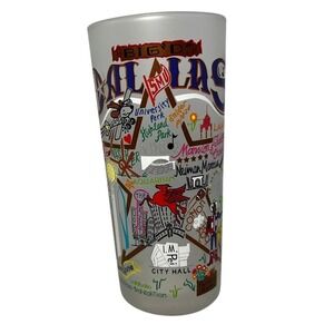 Catstudio Dallas Geography Collection Frosted‎ Glass Souvenir 3rd Edition